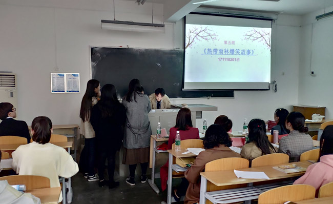 我校MILE米乐官方网站举办第五届日语配音大赛